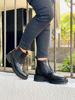 Imagen de Bota Bruselas Negro Lagarto Milano
