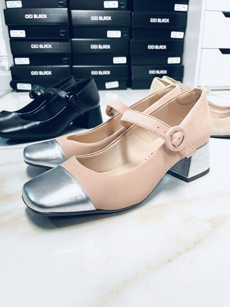 Imagen de Zapato Wavre Plata Nude