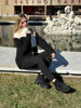 Imagen de Bota Mons Negro Gamuza