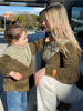 Imagen de Buzo Finnigan Verde y Verde Gaspeado