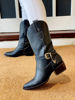 Imagen de Bota Texana Dortmund Negro Rustico