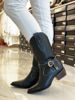 Imagen de Bota Texana Dortmund Negro Rustico