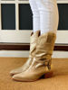 Imagen de Bota Texana Dortmund Oro Craquelado