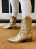 Imagen de Bota Texana Luxemburgo Oro Craquelado