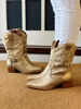 Imagen de Bota Texana Luxemburgo Oro Craquelado