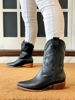Imagen de Bota Texana Luxemburgo Negro Milano
