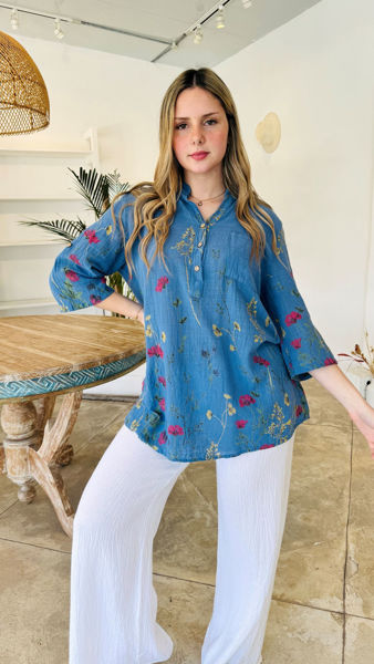 Imagen de Blusa Toledo Azul Piedra