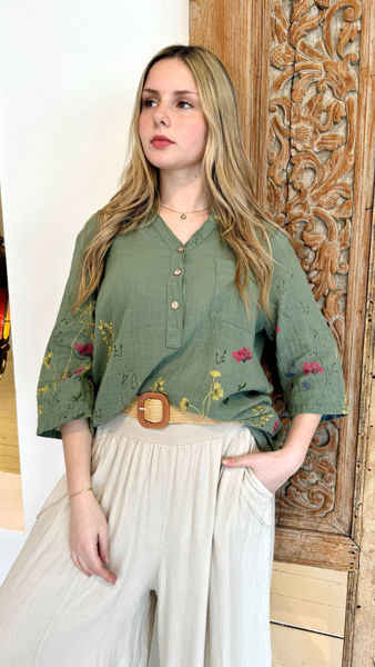 Imagen de Blusa Toledo Verde Oliva