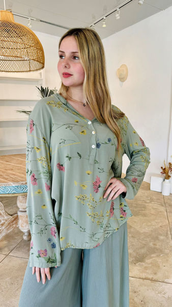 Imagen de Blusa Barcelona Verde Oliva