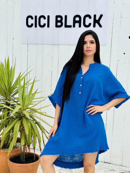 Imagen de Vestido Caserta Azul Francia