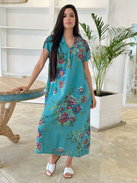 Imagen de Vestido Genova Verde Esmeralda