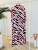 Imagen de Vestido Ceuta Animal Print Negro y Rosa