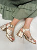 Imagen de Sandalia Salerno Champagne