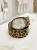 Imagen de Cinto de Cuero Animal Print Guampa Ovalada