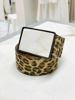 Imagen de Cinto de Cuero Animal Print Guampa Rectangular