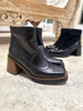 Imagen de Bota Brooks Negro Milano Lagarto