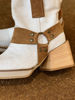 Imagen de Bota Bingham Blanco Craquelado y Whisky