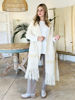 Imagen de Chal Lana Merino Crudo con camel
