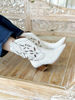 Imagen de Bota Texana Luxemburgo Blanco Craquelado