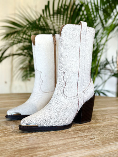 Imagen de Bota Hunt Blanco Craquelado