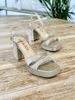 Imagen de Sandalia Parker Oro Craquelado