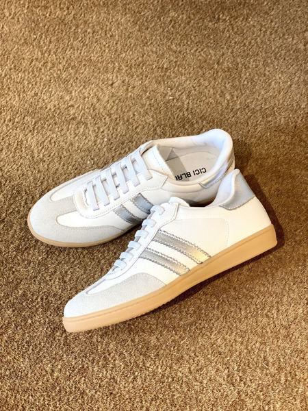 Imagen de Sneaker Harvey Blanco Plateado