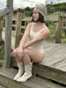 Imagen de Mesh Hat Lurex Champagne