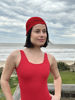 Imagen de Mesh Hat Lurex Rojo