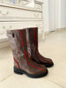 Imagen de Bota Cleveland Choco Rojo