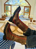 Imagen de Bota Cleveland Choco Rojo
