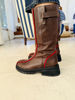 Imagen de Bota Cleveland Choco Rojo