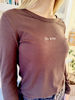 Imagen de Remera Wendy Choco bordada