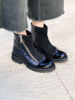 Imagen de Bota Foster Negro Charol Nobuck