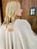Imagen de Ruana Lara Lana Merino Beige