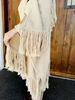 Imagen de Ruana Lara Lana Merino Beige