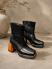 Imagen de Bota Norell Negro Lagarto