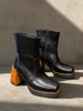 Imagen de Bota Norell Negro Lagarto