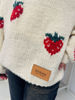 Imagen de Sweater Frutillas Crudo Lana Merino