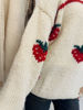 Imagen de Sweater Frutillas Crudo Lana Merino