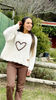 Imagen de Buzo Lana Merino Natural Corazon