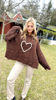 Imagen de Buzo Lana Merino Choco Corazon