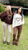Imagen de Buzo Lana Merino Choco Corazon