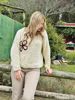 Imagen de Buzo Lana Merino Natural - Flor