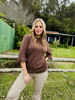 Imagen de Buzo Combs Chocolate