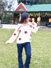 Imagen de Sweater Strawberries Crudo Lana Merino