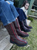 Imagen de Bota Cleveland Choco Rojo