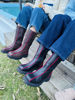 Imagen de Bota Cleveland Choco Rojo