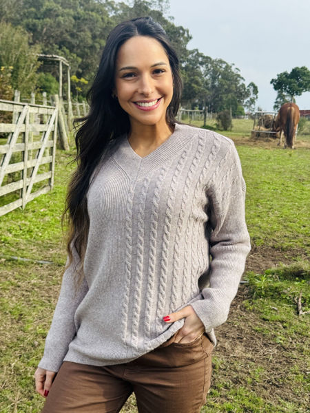 Imagen de Buzo Espiga Taupe