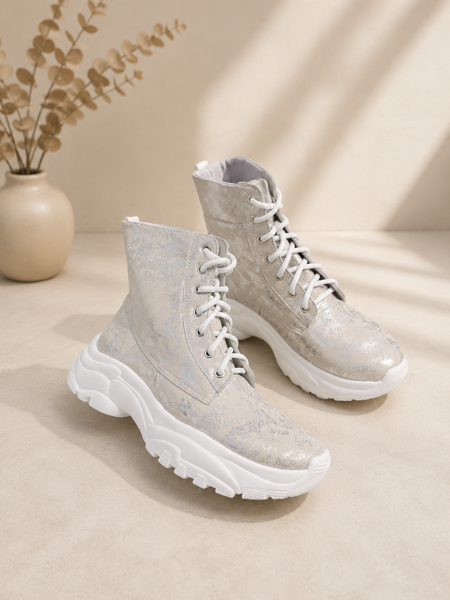 Imagen de Bota Matisse Plata Craquelado
